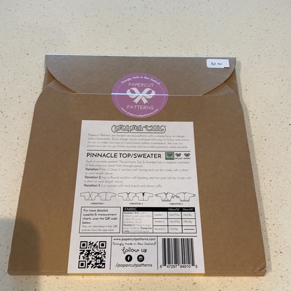 PaperCut Patterns Pinnacle Top/Sweater - Picture 2 of 3